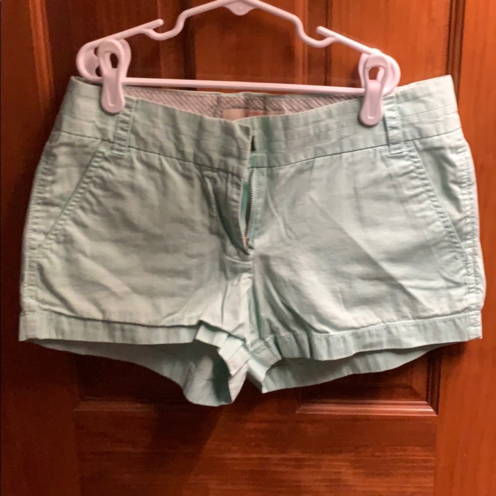 Mint blue • JCREW • “broken in” chino shorts